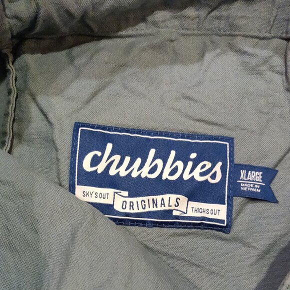 Chubbies The Staples Original Shorts Light Forest Green Men's SIZE XL - Picture 3 of 4